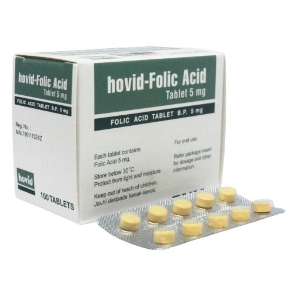 HOVID-FOLIC ACID TABLET 5MG / ASAM FOLAT 5MG