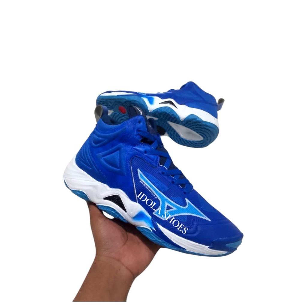 Sepatu Volly Mizuno Wave Momentum 3 Mid Top / Sepatu Voli Ball Terbaru Untuk Pria dan Wanita Size 36