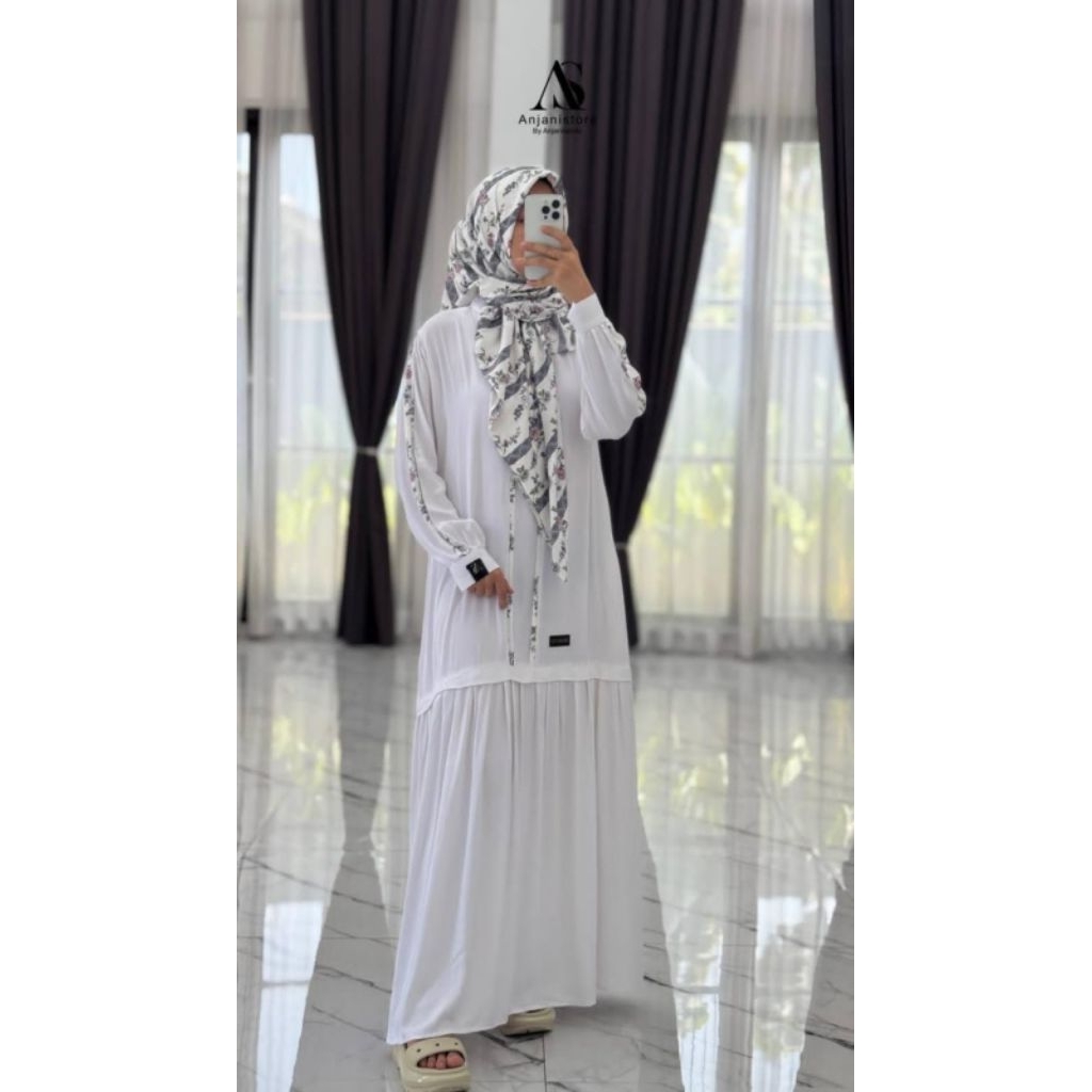 Anjani Setelan Hijab warna putih