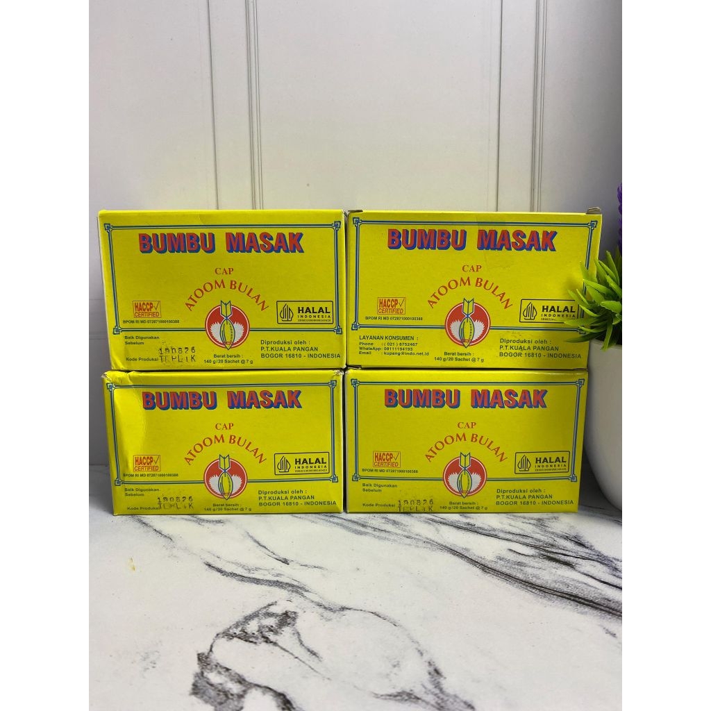 BUMBU TABUR INSTAN / BUMBU MASAK CAP ATOM BULAN / BUMBU ATOM BULAN