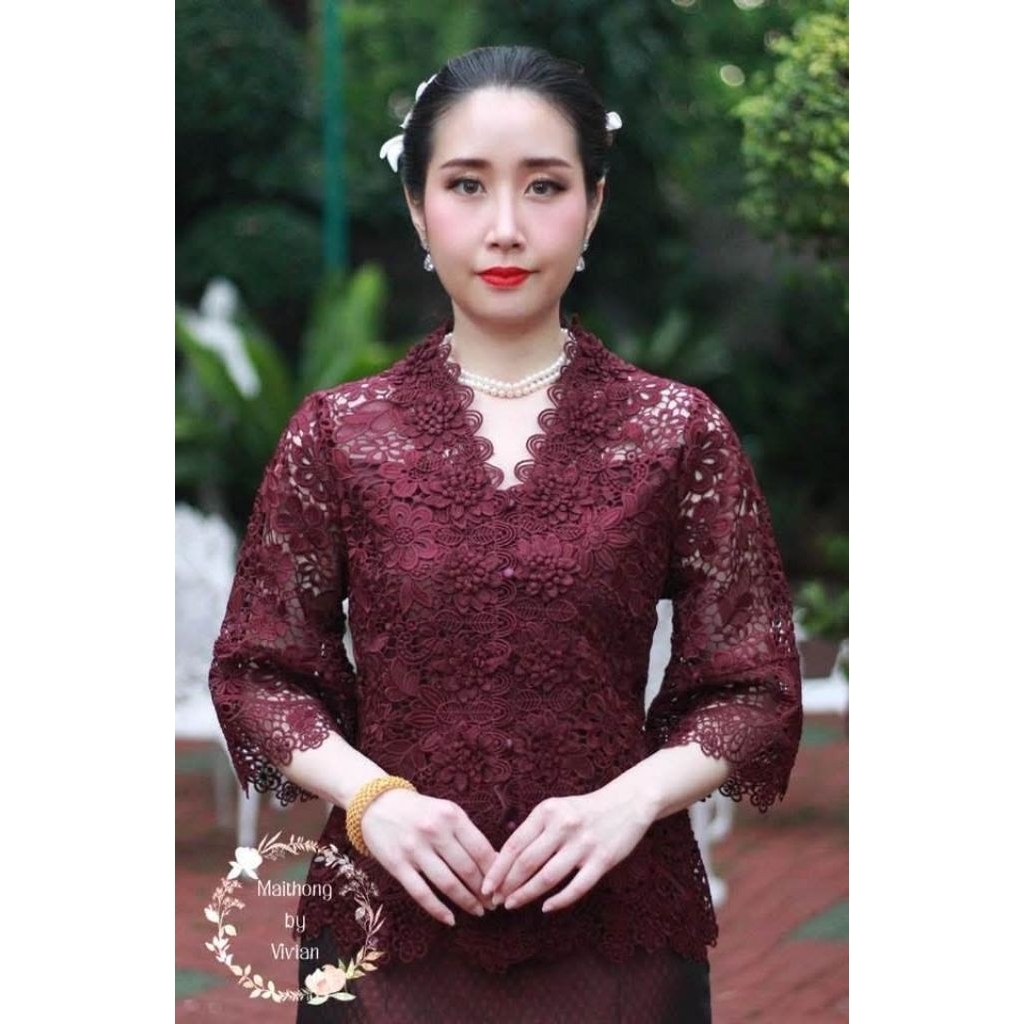 Atasan Blouse Maithong Vivian Premium Import Bangkok