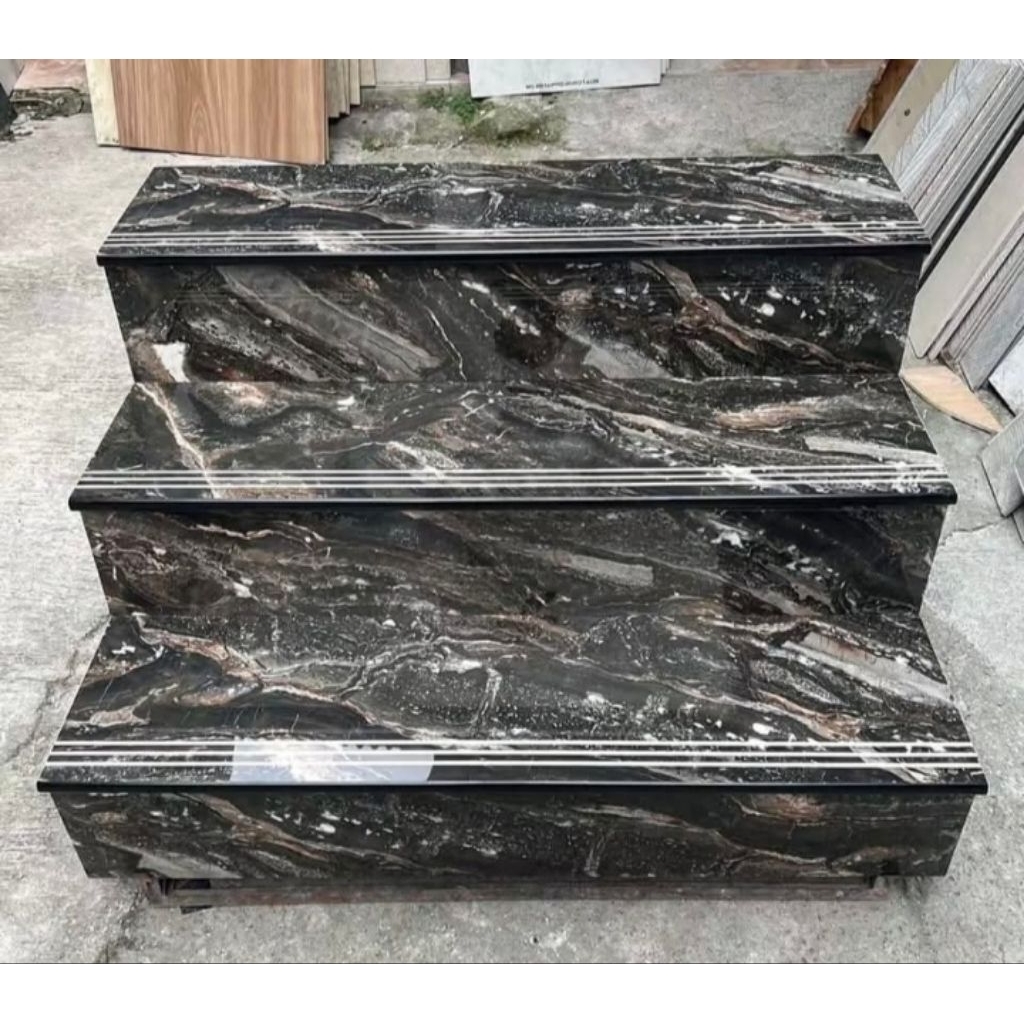 granit trap tangga dabell bevel