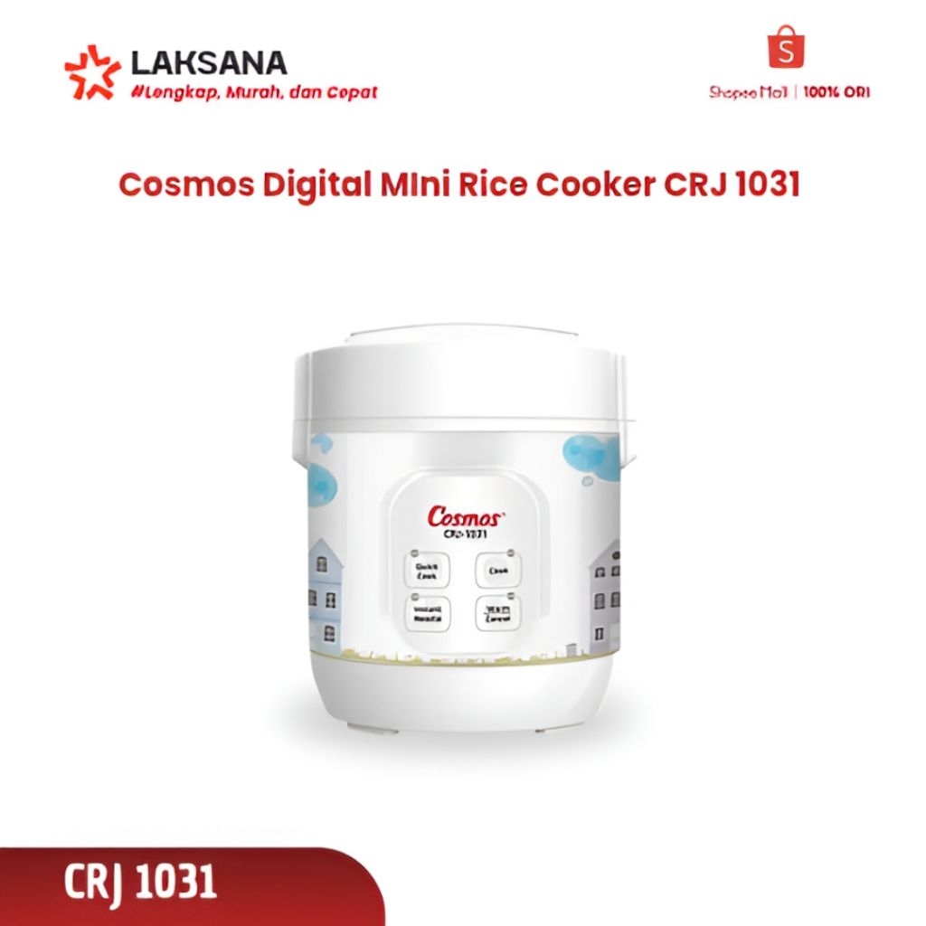 Digital Mini Rice Cooker Cosmos CRJ-1031