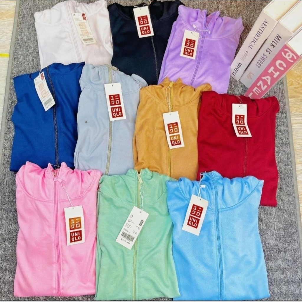 Jacket mesh Hoodie Anti UV Uniqlo
