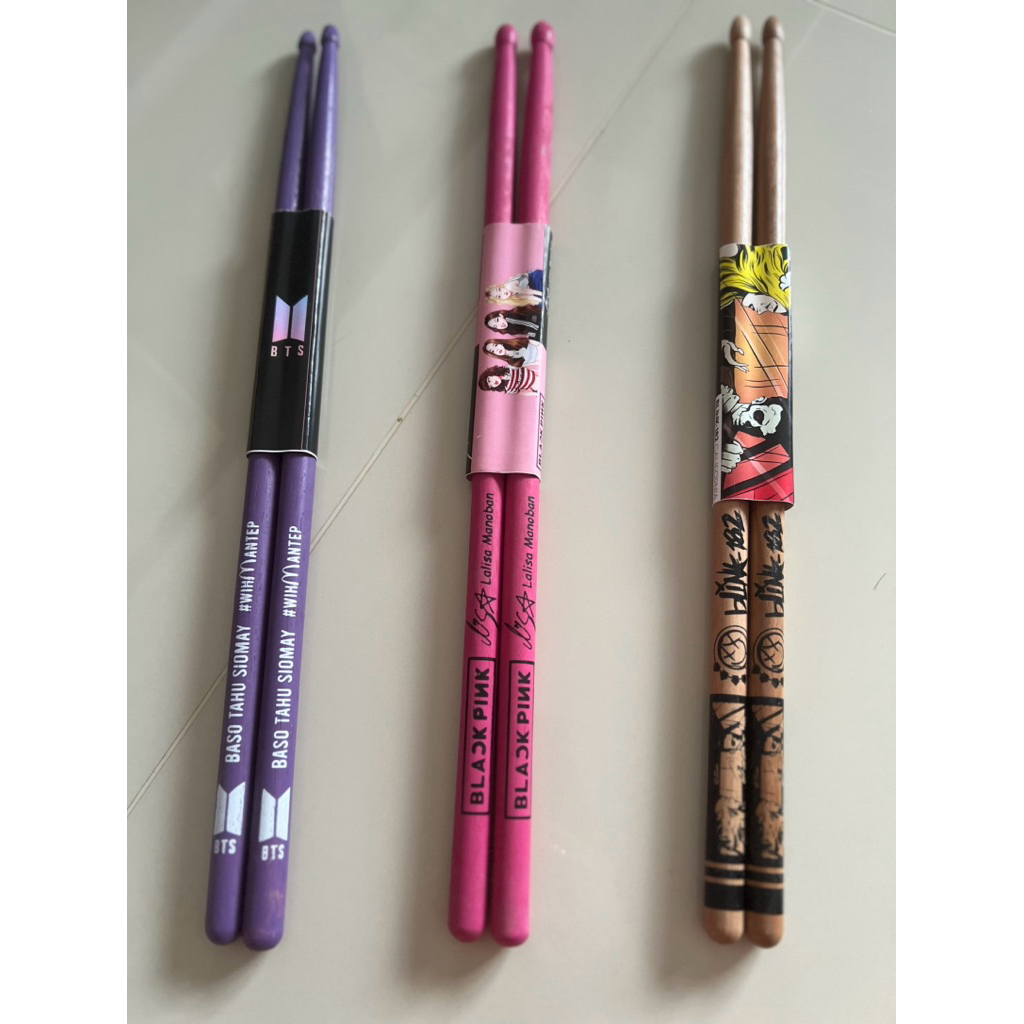 N0078 Stik Drum Murah Blackpink, BTS , Blink182 NEW