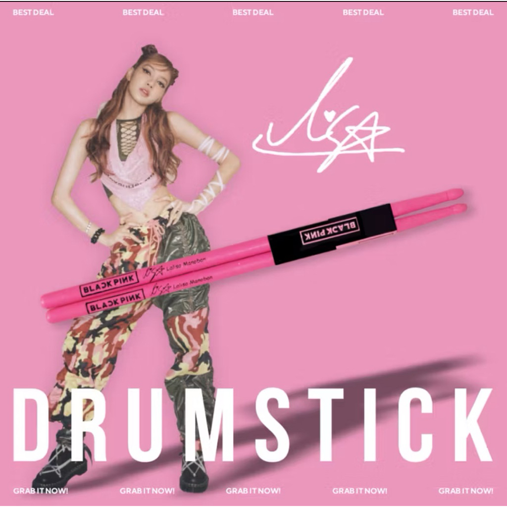 N0078 Stik Drum Murah Blackpink, BTS , Blink182 NEW