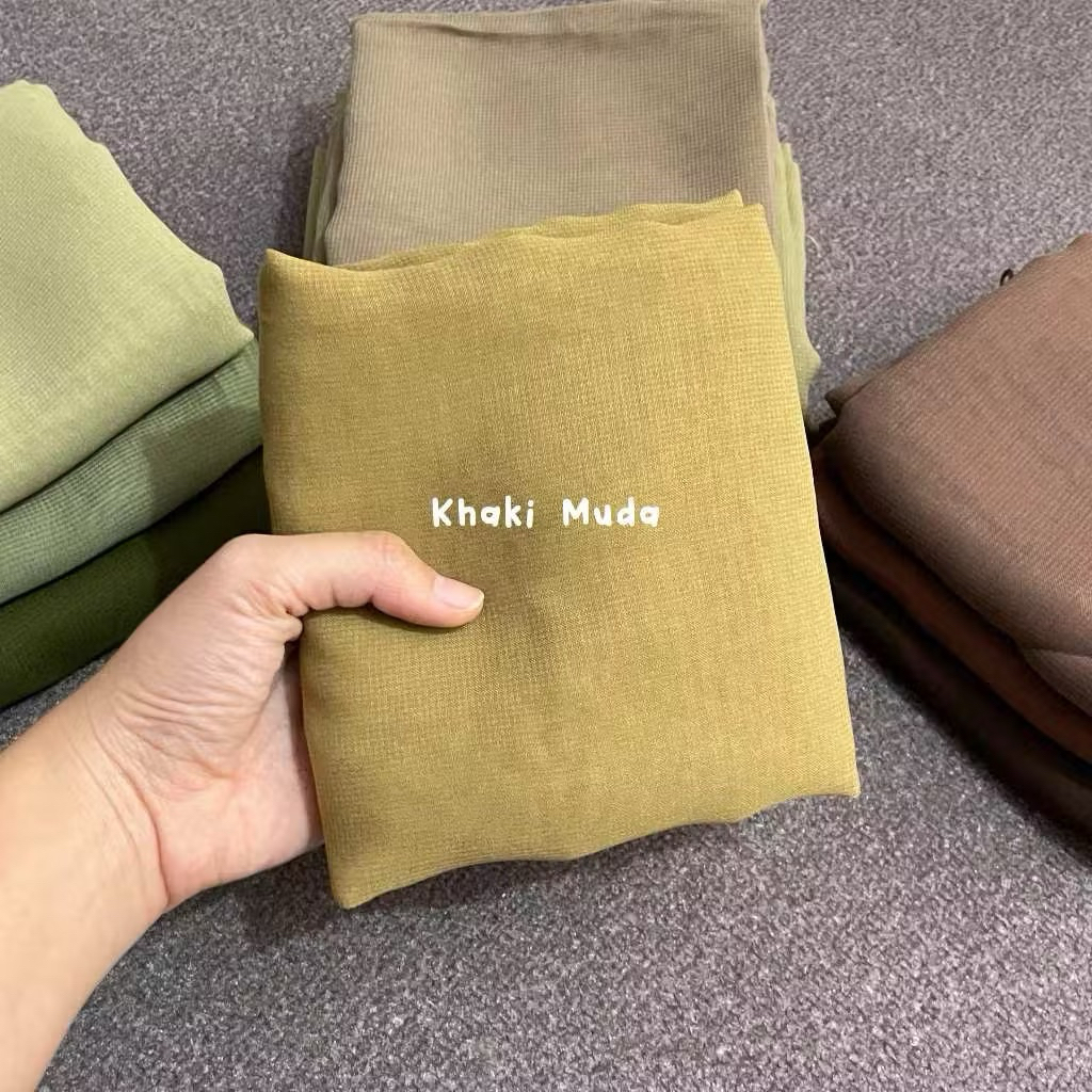 Hijab segiempat bella square khaki muda hijan khaki segiempat khaki bella khaki muda bella warna kha