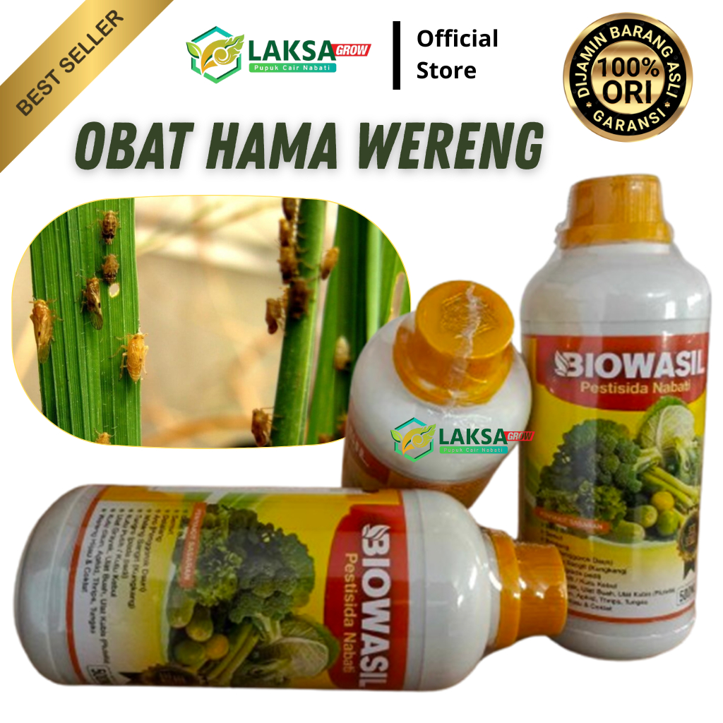 BIOWASIL 500ml Pestisida Organik Obat Hama Wereng Coklat Pada Tanaman Padi - Obat Hama Padi Wereng C