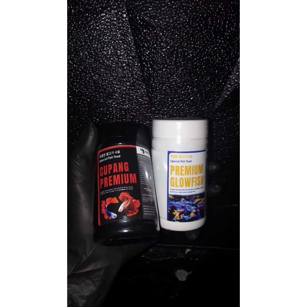 pelet rubick fish ikan glowfish 100 pcs,(pesanan khusus)