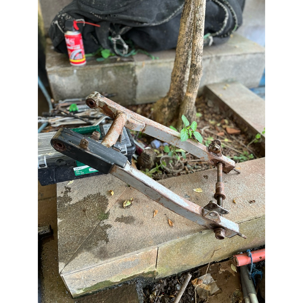 arm supitan sapitan fork kawasaki kaze R original copotan motor