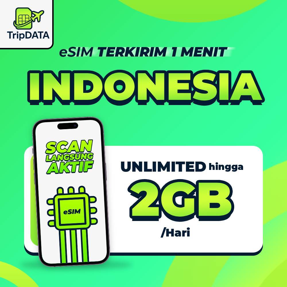 eSIM Roaming Indonesia Telkomsel Unlimited Data Internet Roaming Travel | eSIM Indonesia Unlimited D