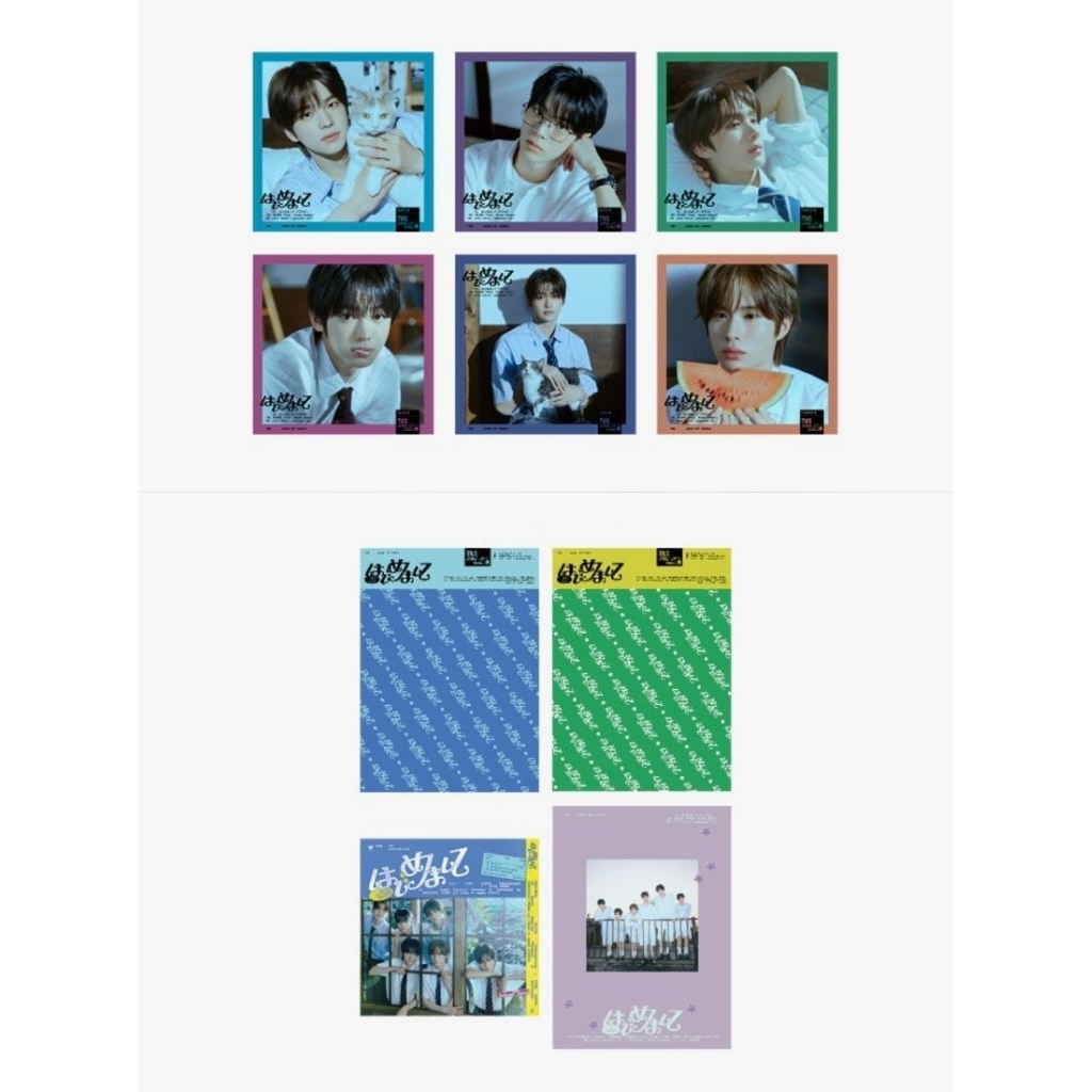 PO - Album TWS Japan 1st Single: Hajimemashite - photocard shinyu dohoon kyungmin youngjae hanjin ji