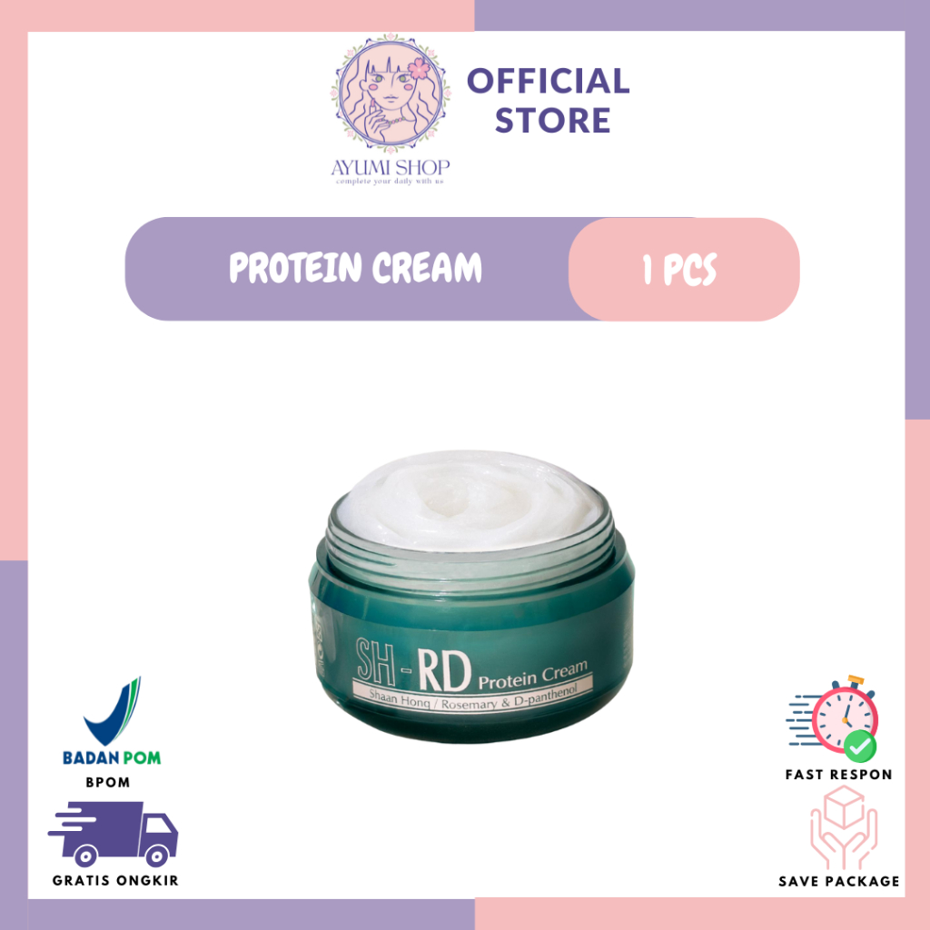 AYUMISHOP SH-RD Protein Cream Moisturizer & Vitamin Rambut / SHRD Protein Cream 10ML