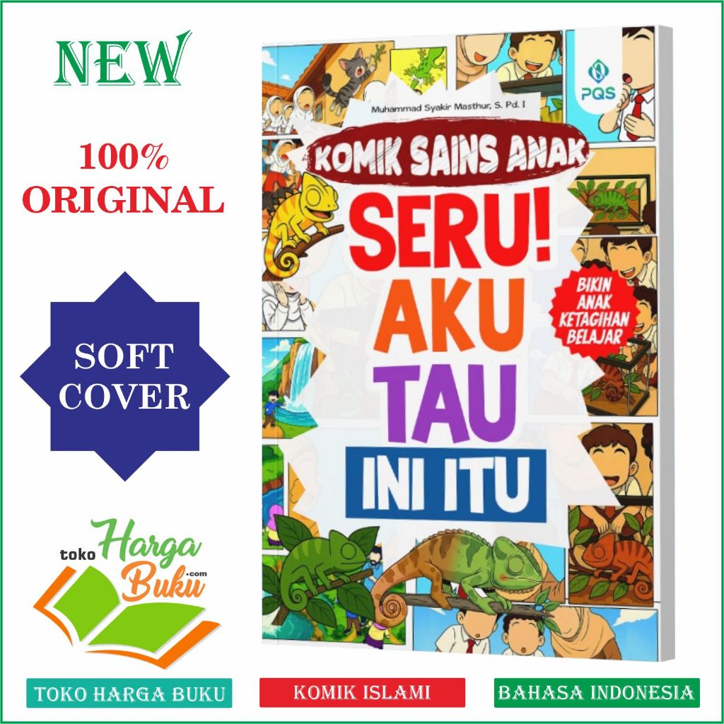 Foto Komik Sains Anak Seru! Aku Tau Ini Itu FULL COLOR Buku Belajar Mipa Edisi Anak ORIGINAL - PQS