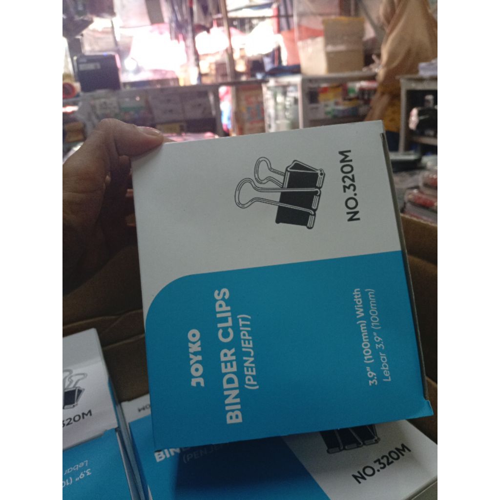 (1 pack)Binder clip/binder clip jumbo/binder/penjepit kertas/jepitan kertas/jepitan kertas jumbo/cli
