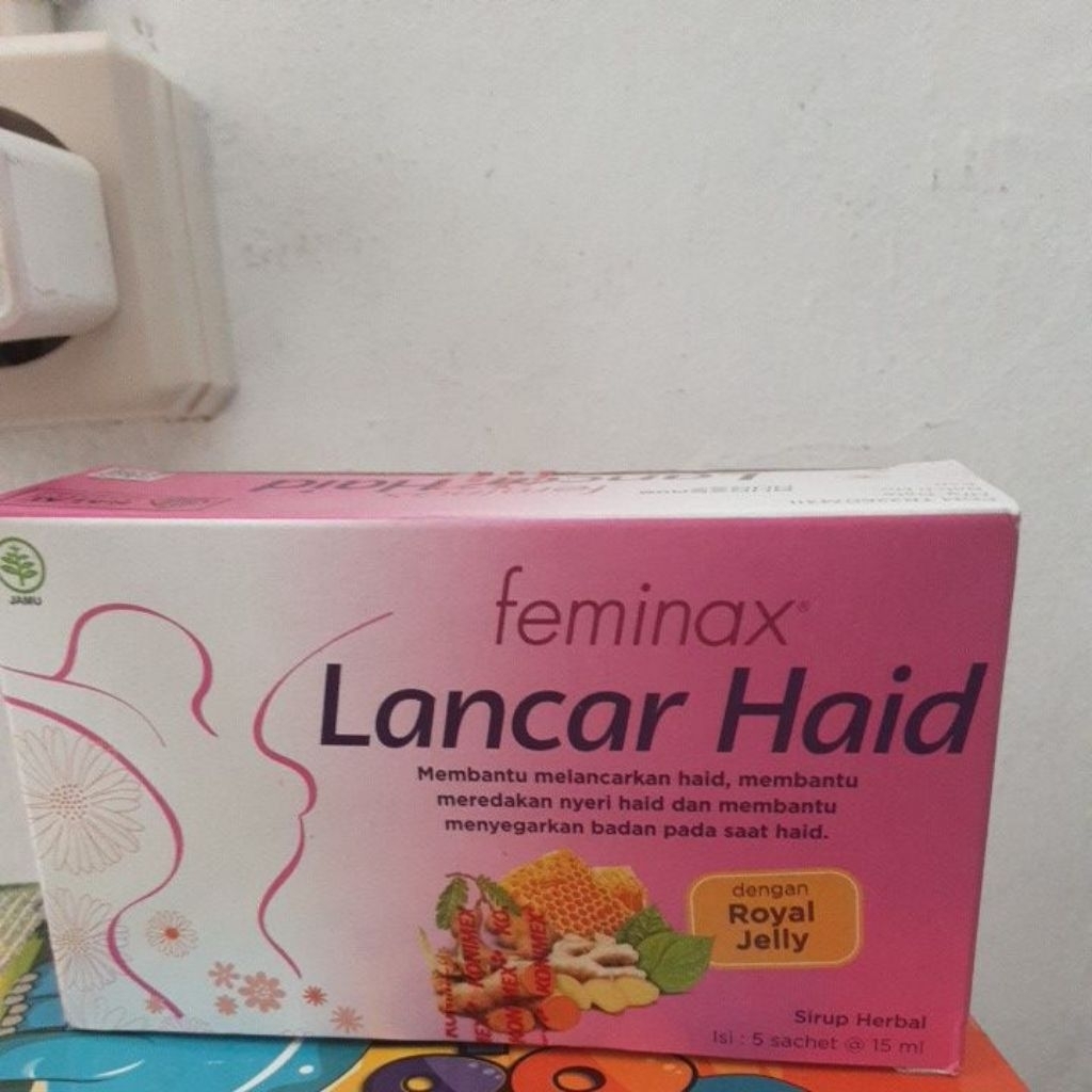 Feminax lancar haid per sachet