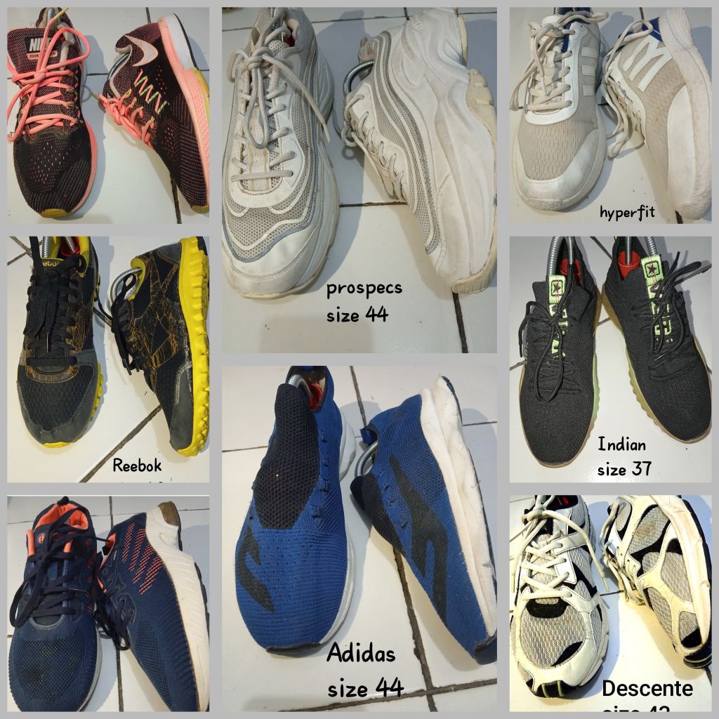 sepatu thrift running olahraga