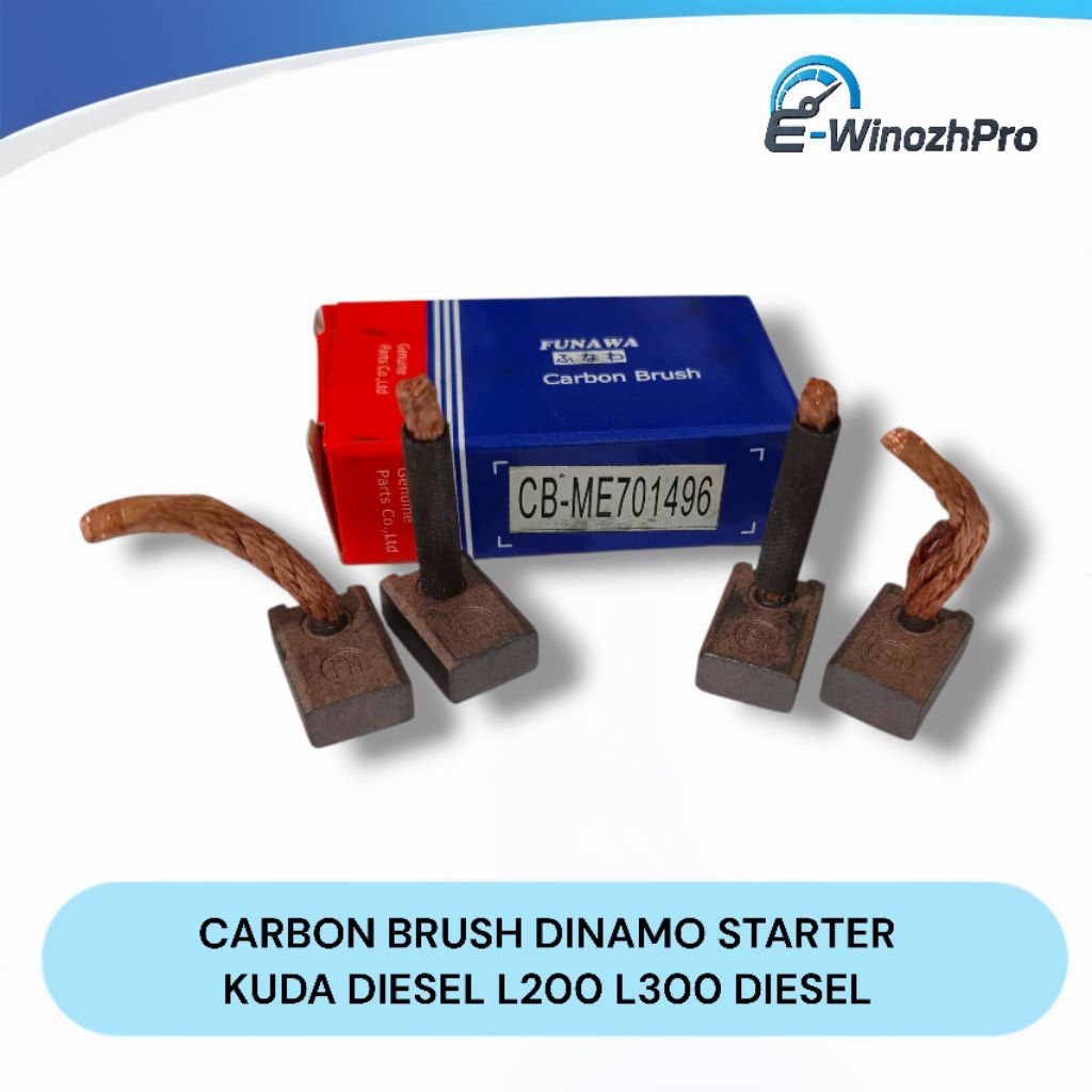 Carbon Brush Dinamo Starter Kuda Diesel L200 L300 Diesel ( ST11)