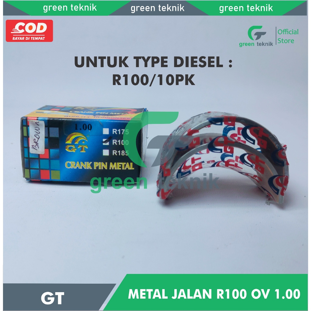 Metal Jalan Diesel Dongfeng 10pk R100 oversize 1.00 GT Bronze ORIGINAL