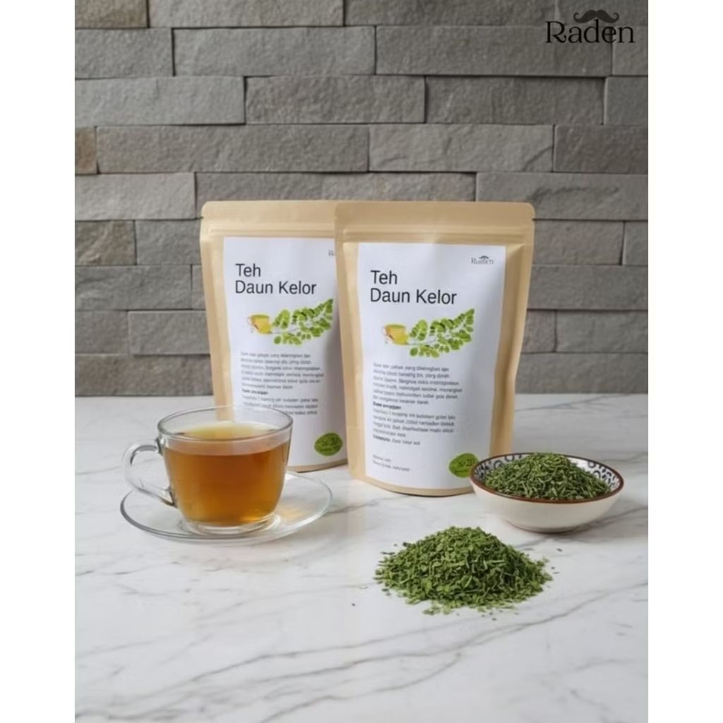 Raden - Teh Daun Kelor | Teh Daun Kelor Moringa | Teh Daun Kelor Original 100% | Teh Daun Kelor celu