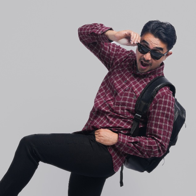 DGM Kemeja Flanel Pria Lengan Panjang Merah Garis Putih Kemeja Pria Flanel Pria Kemeja Panjang 2966