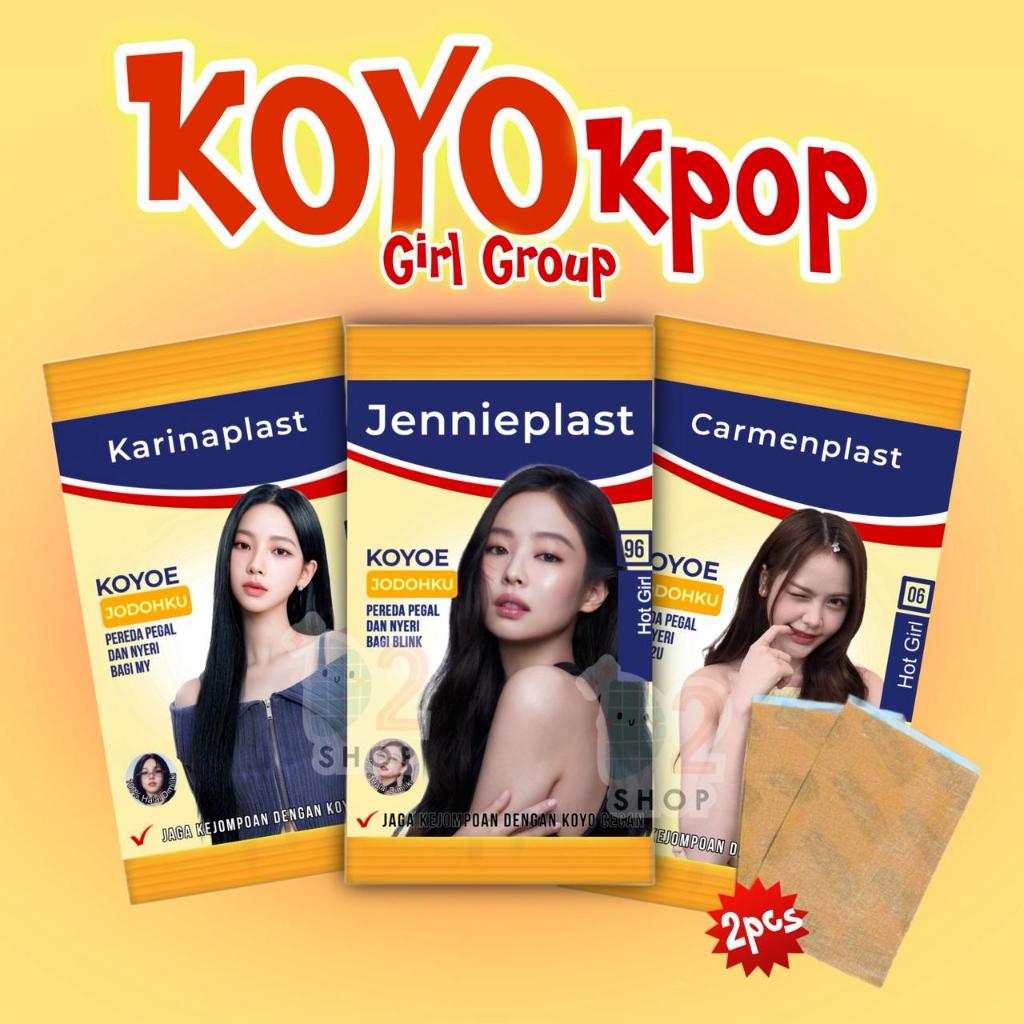 Koyo Hangat Stiker Kpop GIRL GROUP Hansaplast  Blackpink Sticker