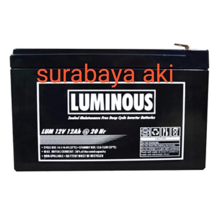Baterai VRLA / Aki Kering/ Aki VRLA Luminous 12AH / 12V