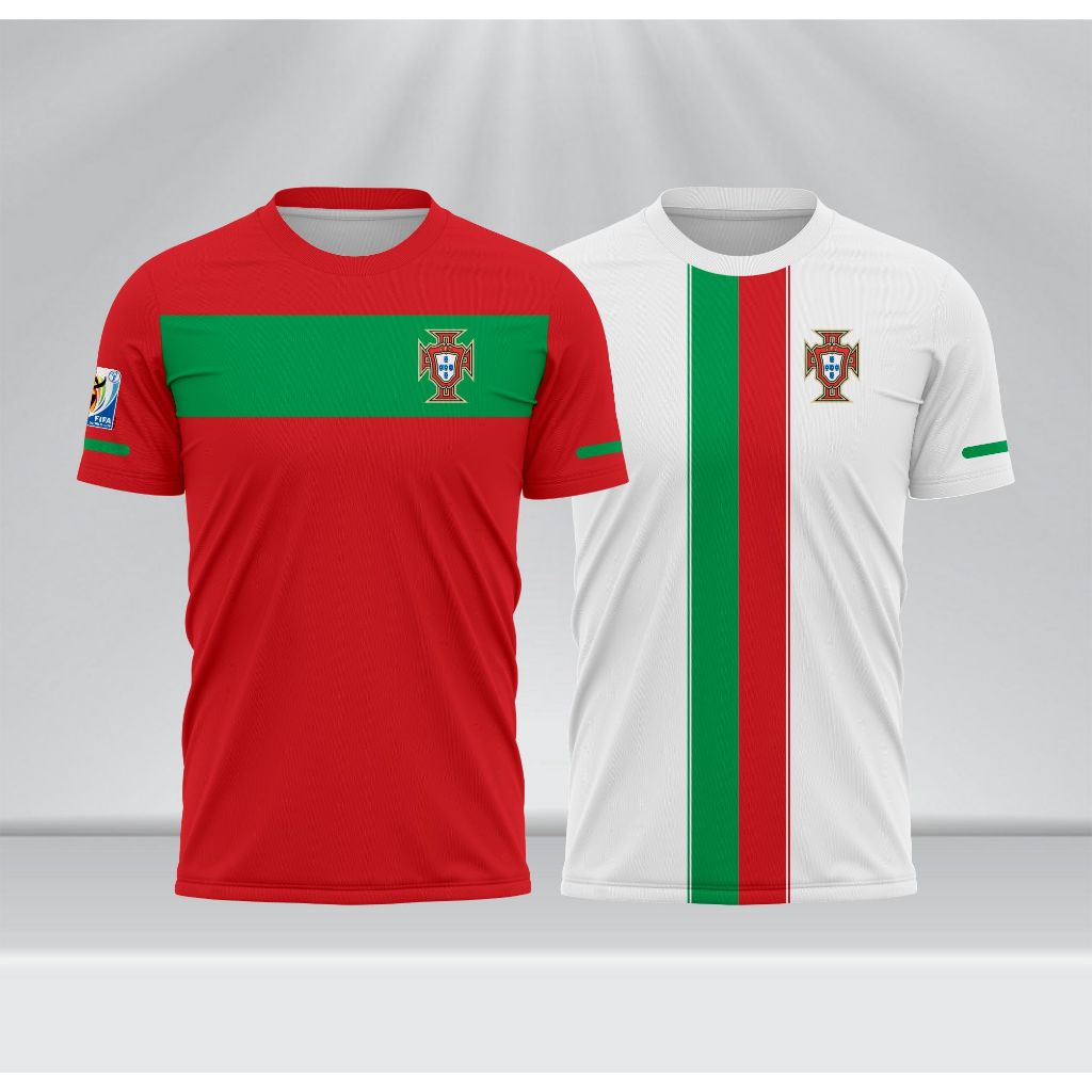 Jersey Portugal Home Away Piala Dunia 2010 Full Printing