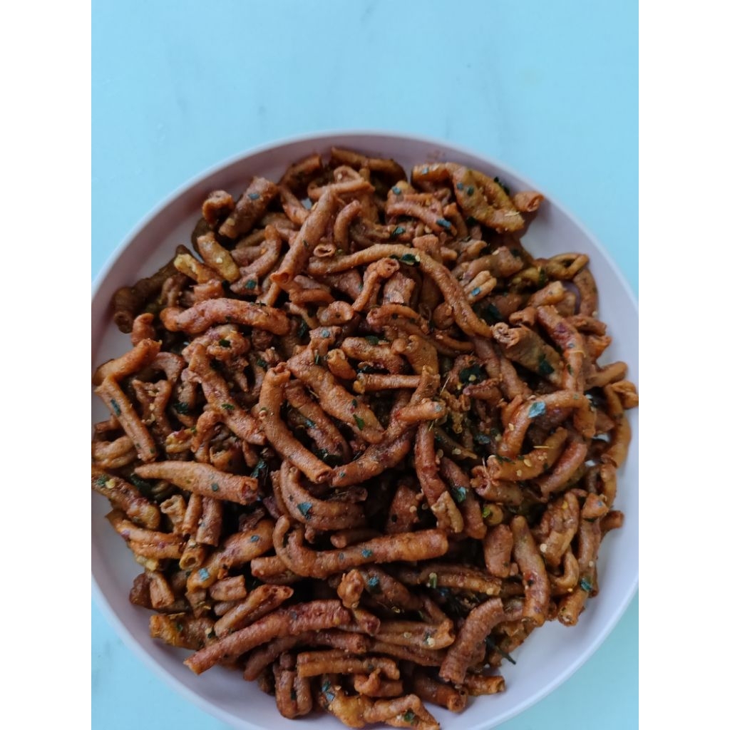 Kripik Usus Pedas Daun Jeruk/Kripik Usus Pedas.