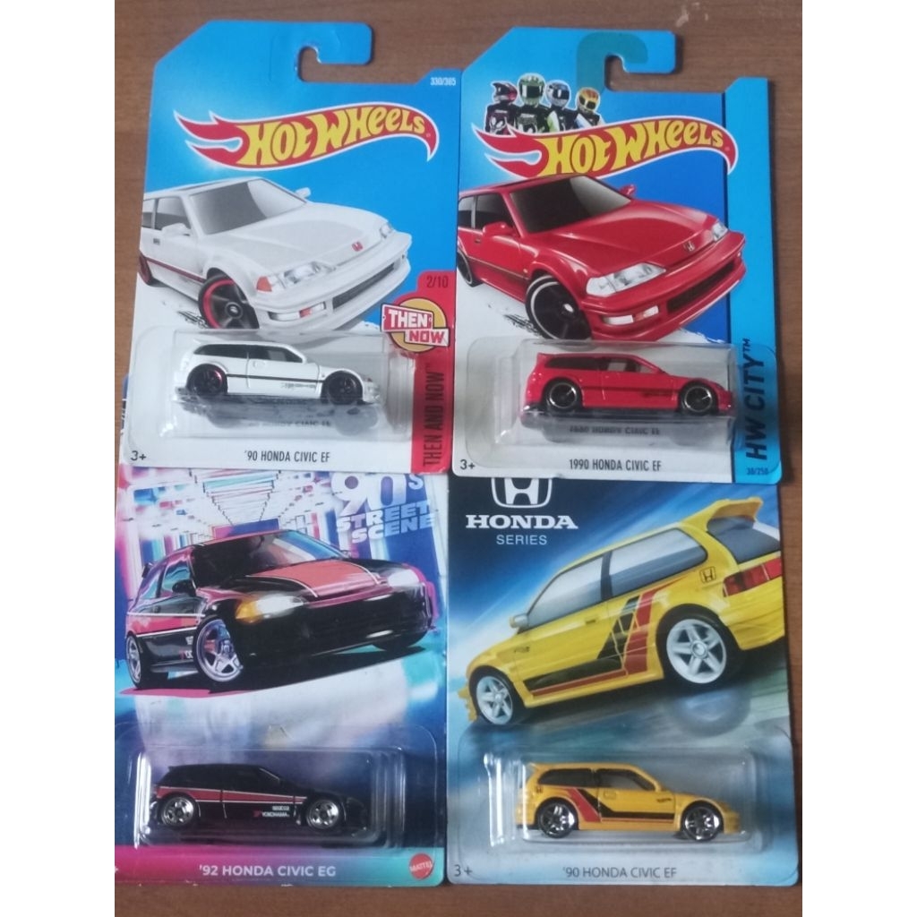 Civic ef kuning, merah, putih, civc eg street