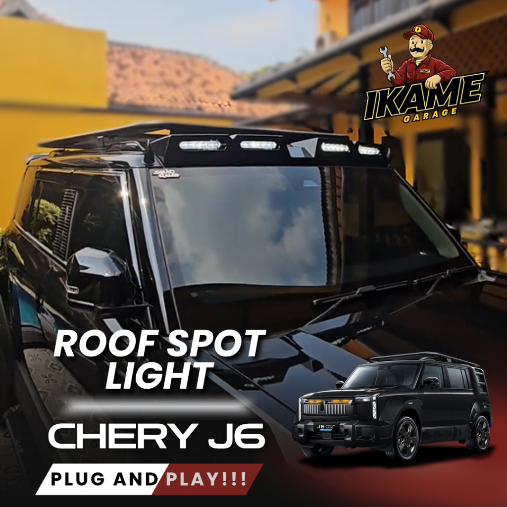 Chery J6 Roof Spot Light / Roof Spot Light Chery J6 / AKSESORIS CHERY J6 / AKSESORIS ICAR 3 / AKSESO