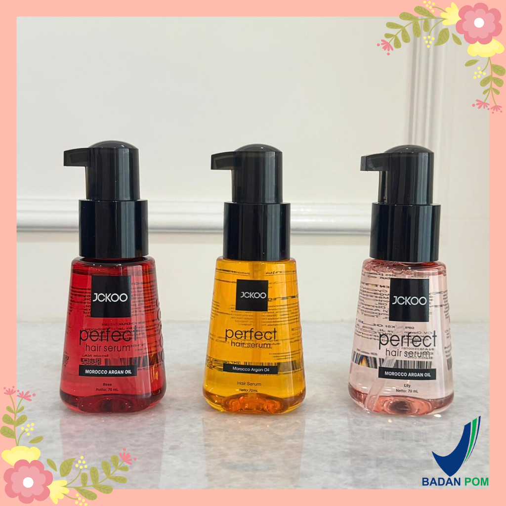 [BPOM ORGINAL] HAIR SERUM JCKOO MOROCCO ARGAN OIL / HAIR TREATMENT SERUM / HAIR OIL / ARGAN OIL