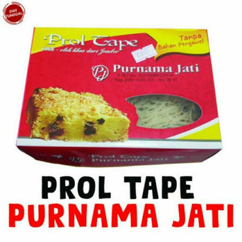 Prol Tape Purnama Jati Khas Jember ukuran Kecil