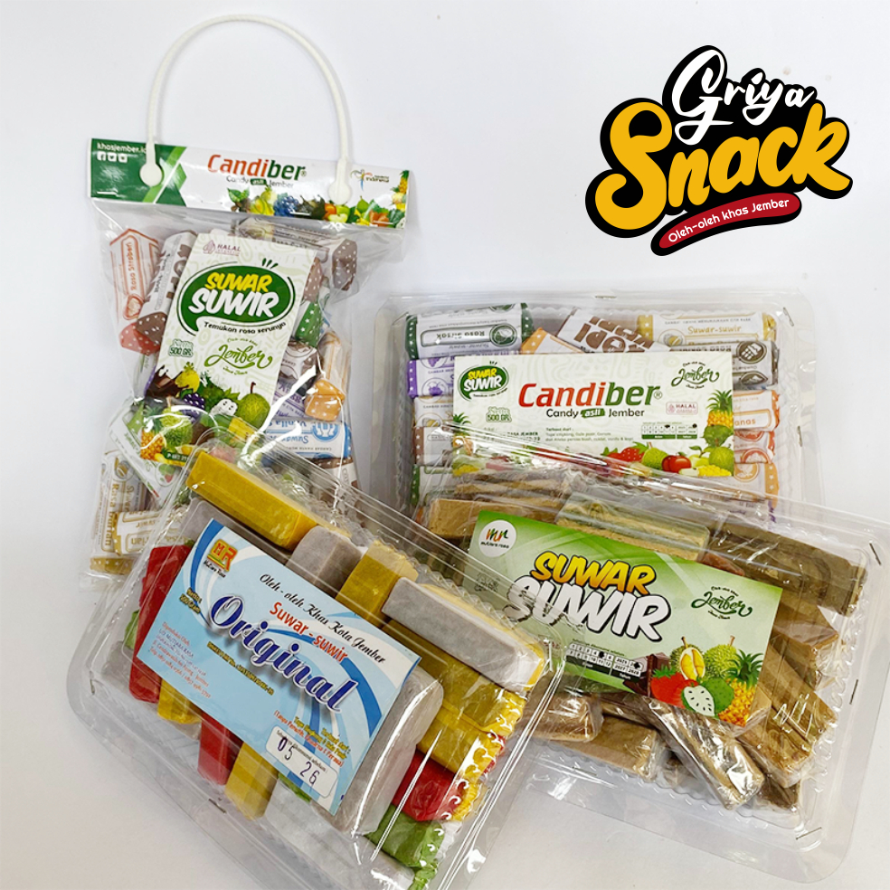 Suwar suwir Khas Jember 500 Gram Permen tape