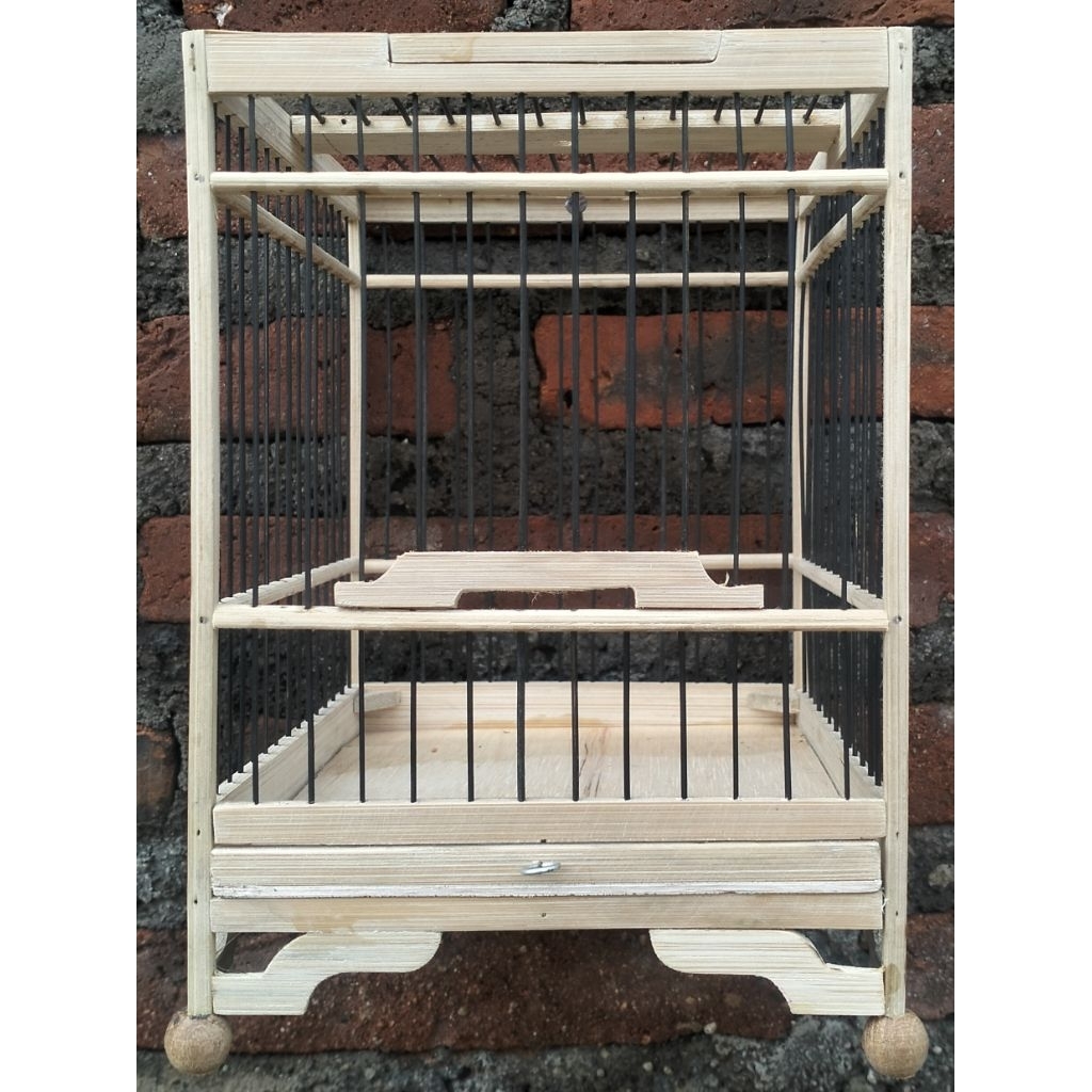 SANGKAR  BURUNG KECIL RUJI FIBER +PACKING KUSUS