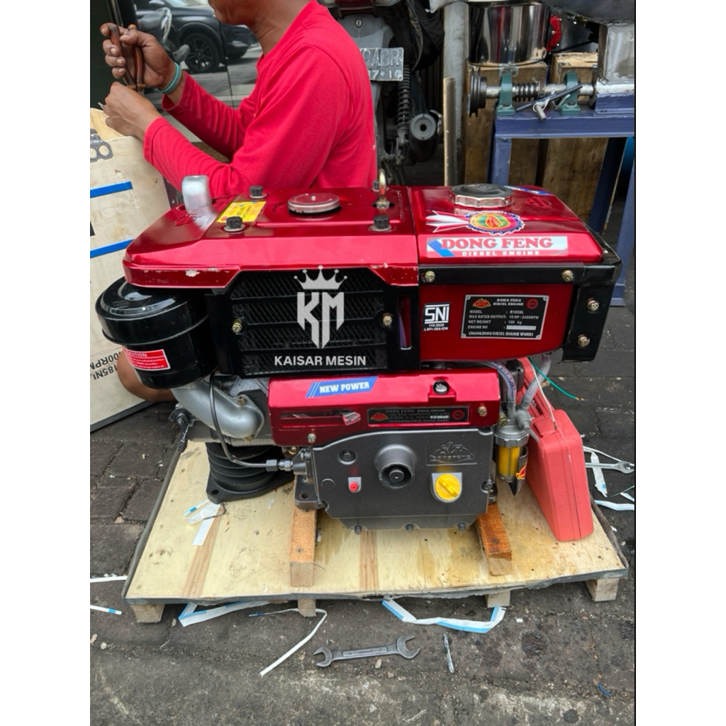 MESIN DIESEL PENGGERAK SERBAGUNA 10PK RADIATOR DONGFENG R185 NL