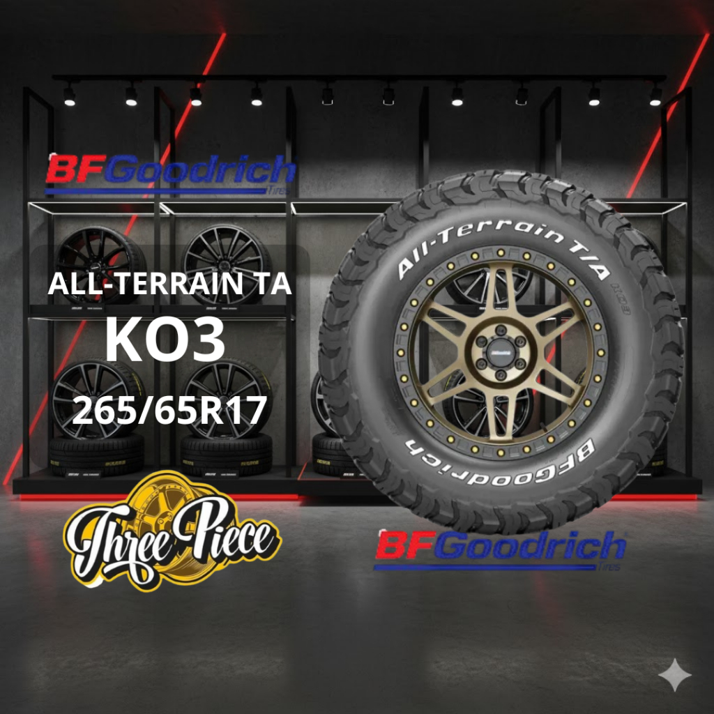 BAN MOBIL MERK BFGOODRICH UKURAN 265/65R17 ALL-TERRAIN KO3 COCOK UNTUK PAJERO, FORTUNER, TRITON, HIL