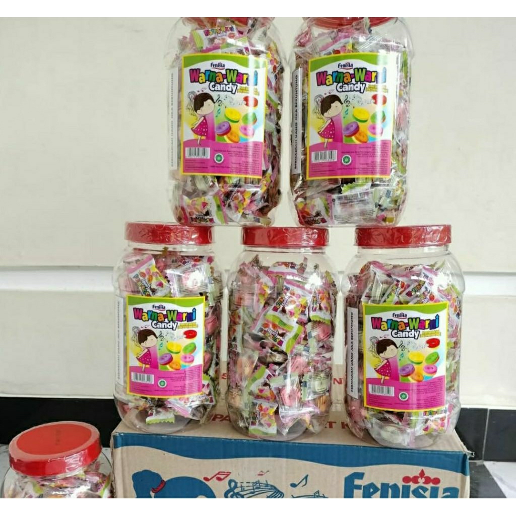 Fenisia Permen warna warni Peluit / Permen jadul Permen semprit