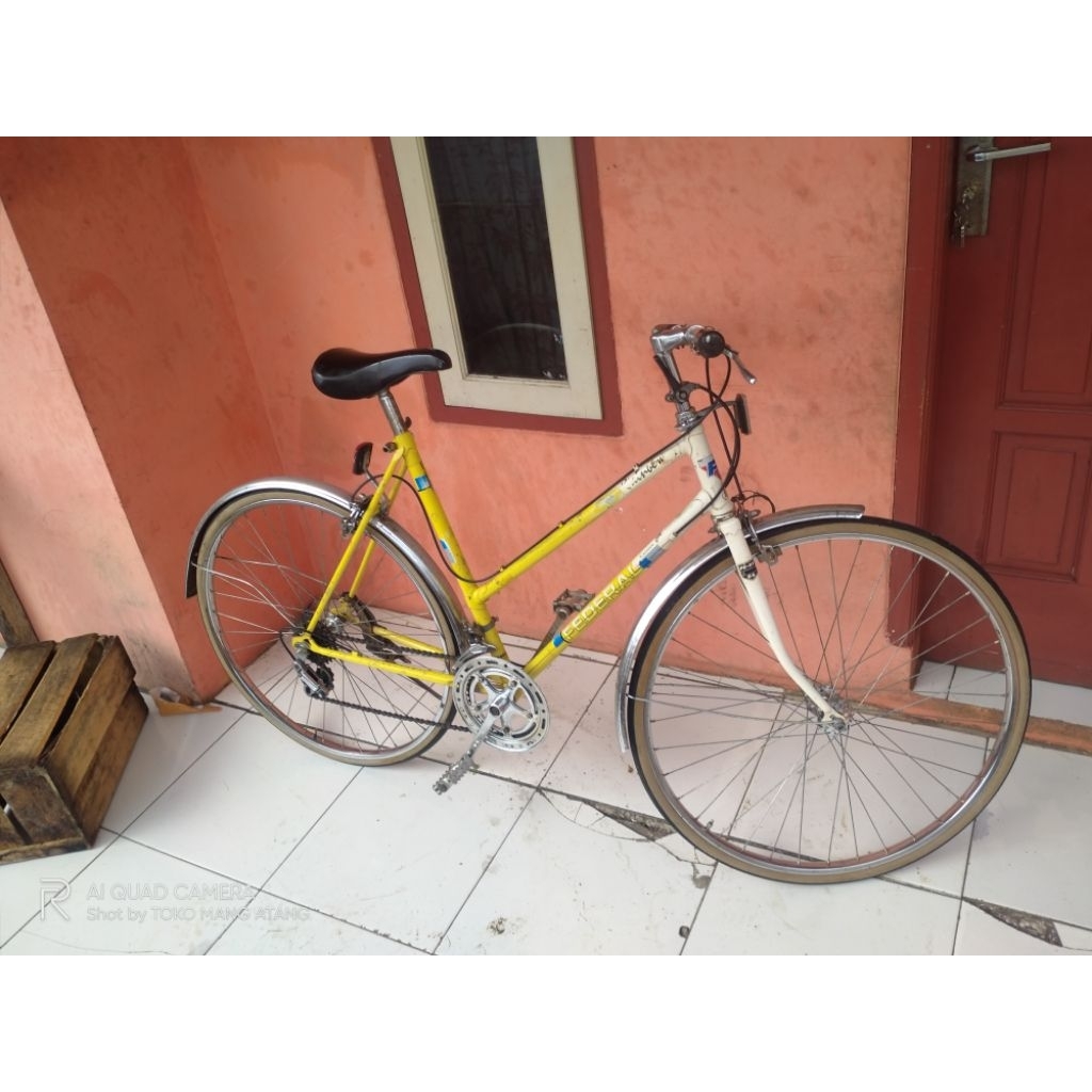 Sepeda FEDERAL RAINBOW LADY SIZE 21" JANGKUNG RODA 26 x 1 1/4 Original Jadul Vintage Rare fullbike b