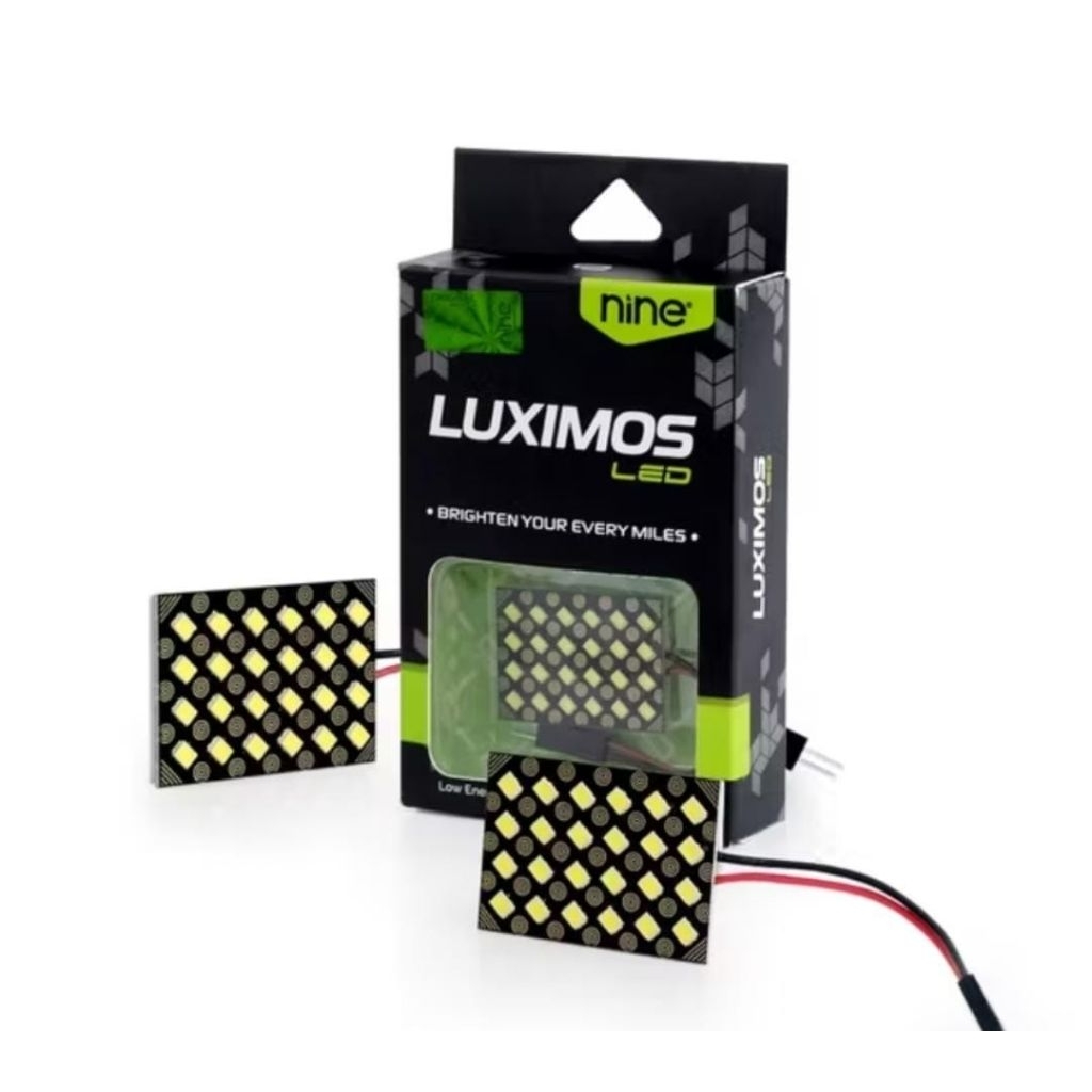 Lampu kabin putih mobil universal plafon terang T10 Tube SB1 C24 C12 -LUXIMOS