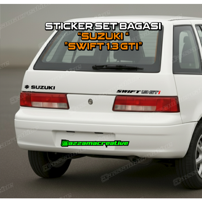 Stiker Replika Emblem Suzuki Swift GT