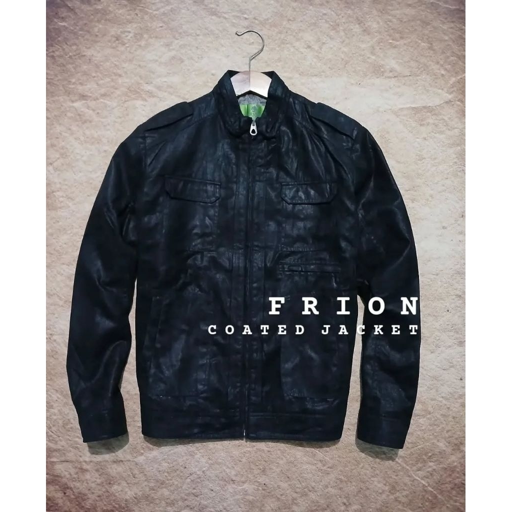 jaket FRION bahan coated recomend bekas/second/preloved