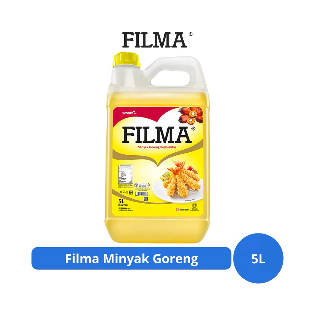 INSTANT MINYAK GORENG FILMA 5Liter  - MINYAK GORENG MAKAN