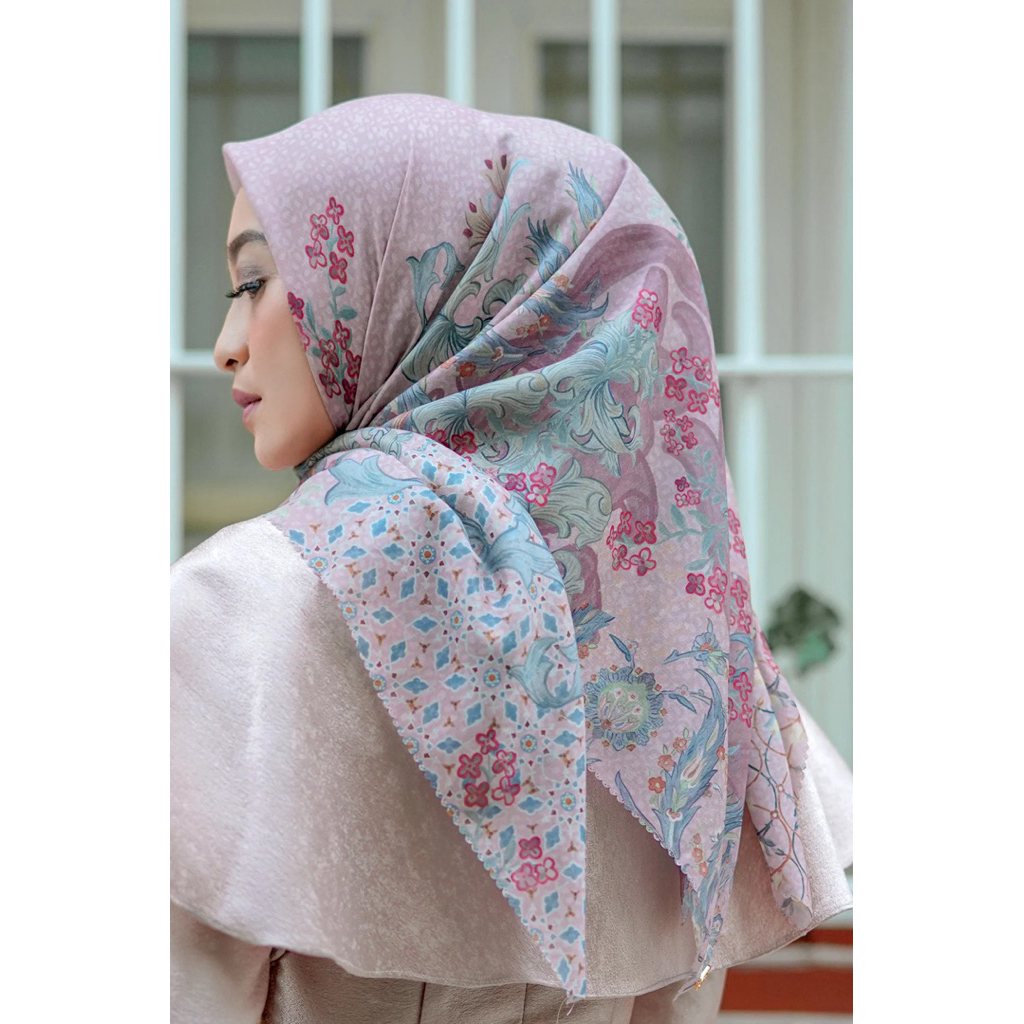 Buttonscarves topkapi Rosewater