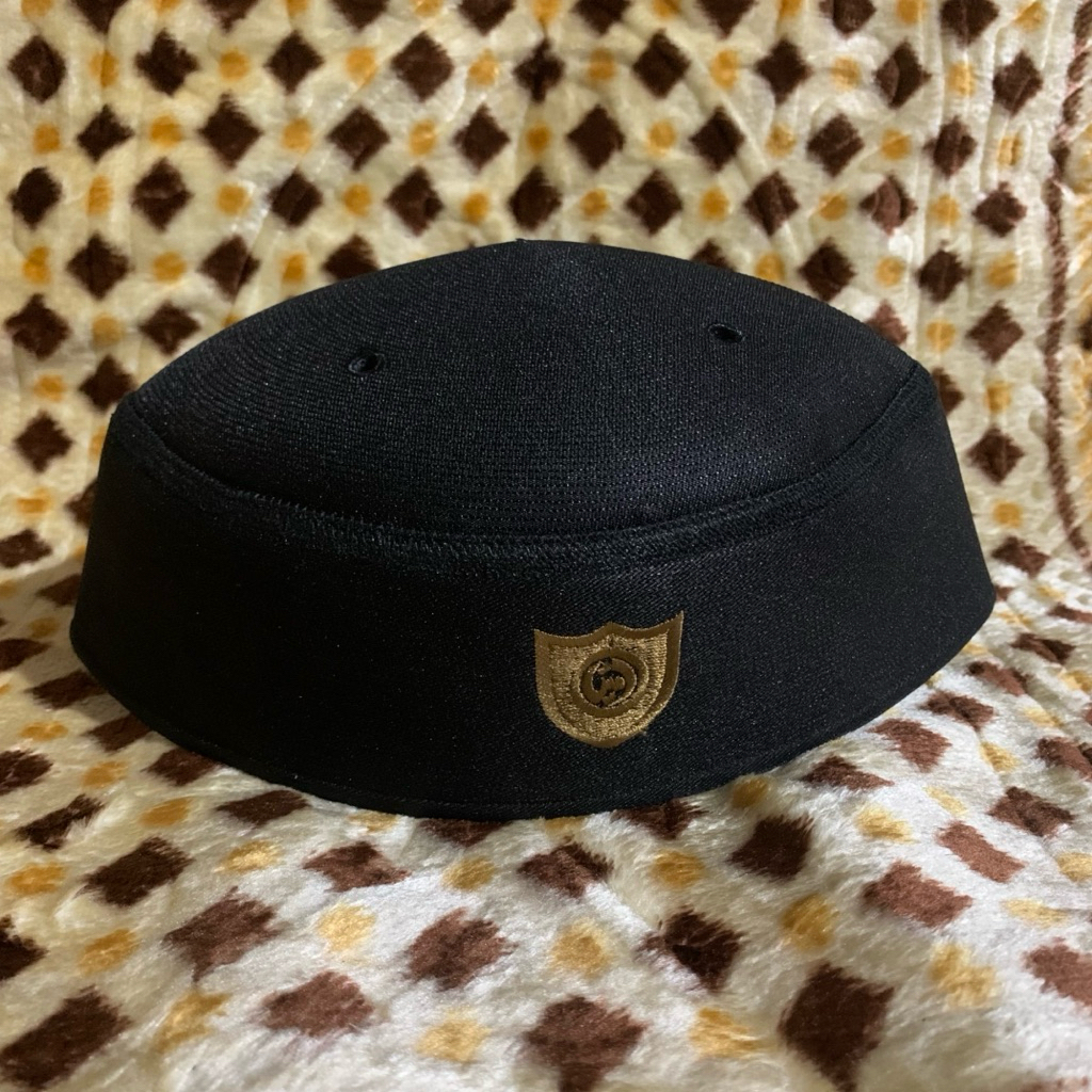 PECI AMEEN A5 POLOS HITAM | KOPIAH AMEEN PREMIUM POLOS HITAM ORIGINAL MALAYSIA
