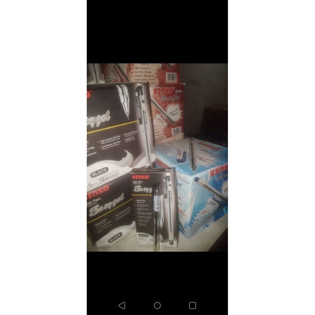 Pulpen Kenko cair (Easygel) 1 kotak isi 12 buah