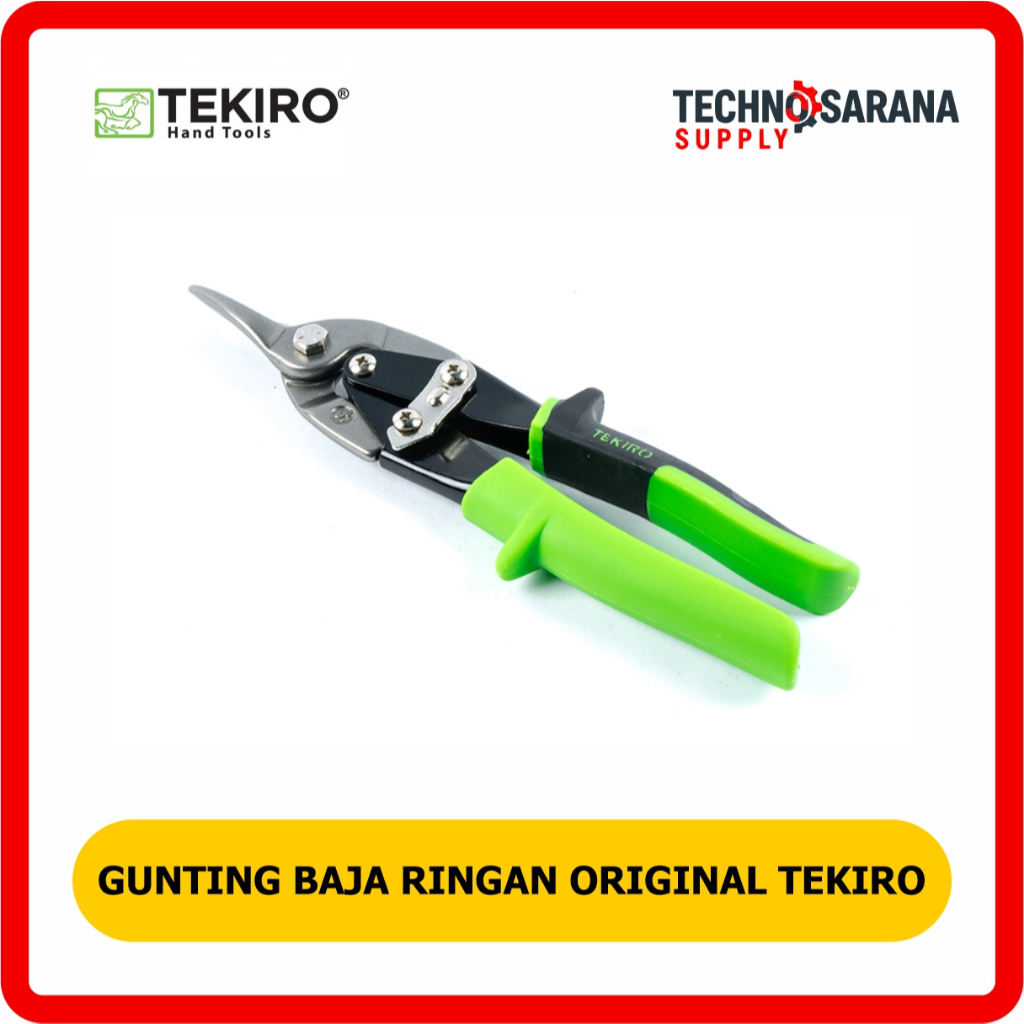 Gunting Baja Ringan Guntiing Seng Original Tekiro  10 Inch