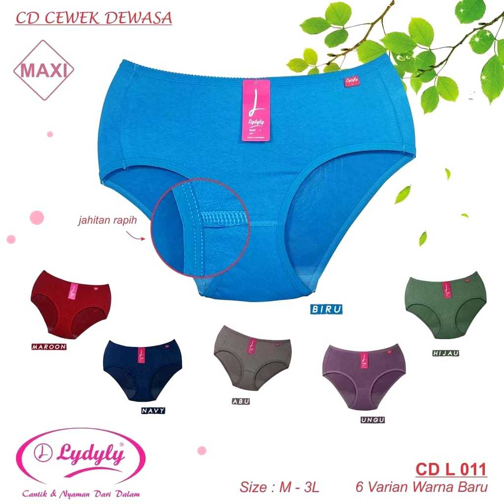 Celana Dalam Wanita Katun Lydyly 3 Pcs / CD Celana Dalam Wanita Dewasa