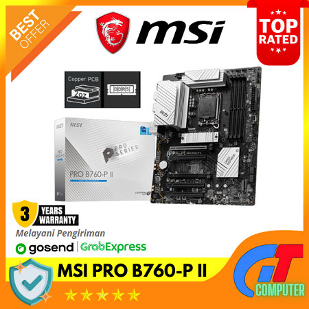 MSI PRO B760-P II DDR5 (Intel LGA 1700, B760)