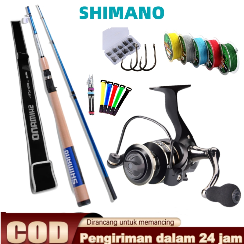 Daiwa Fishing Combo Set Reel Rod Carbon Light